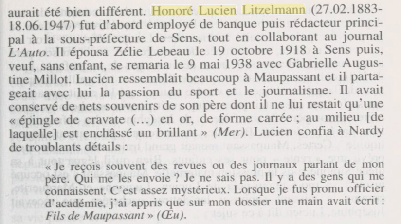 Honoré Lucien Litzelmann, 1999