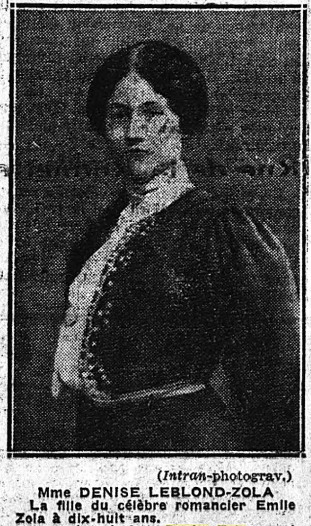Mme Denise Leblond Zola, 1931